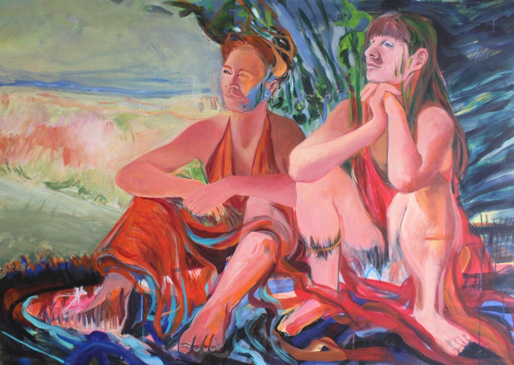 Betrachtung /2026/ 140 x 100 cm acrylic on canvas