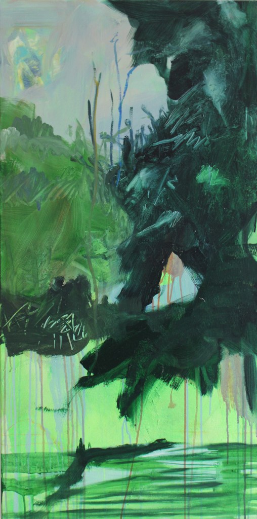 durchsichtig /2025/ 60 x 120 cm acrylic on canvas