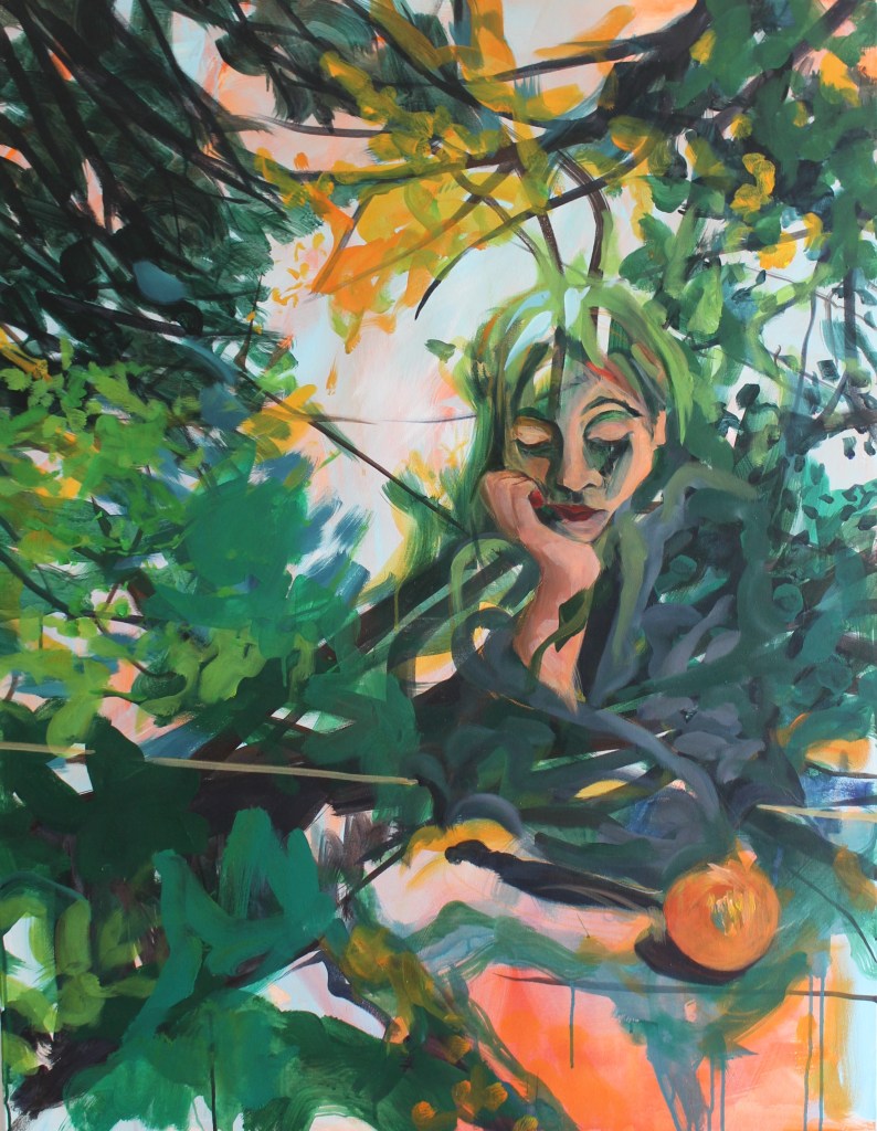 Orange /2026/ 100 x 130 cm acrylic on canvas