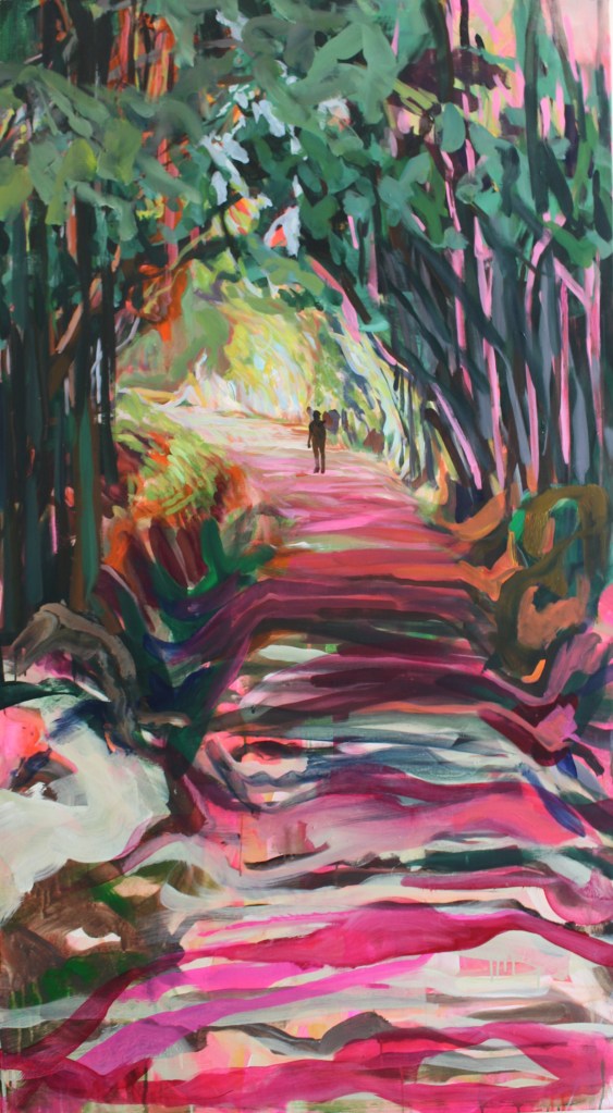 wegwärts /2026/ 100 x 180 cm acrylic on canvas